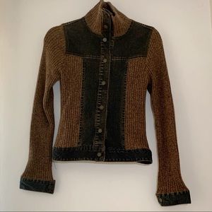 Lucent Wool and Jean Jacket